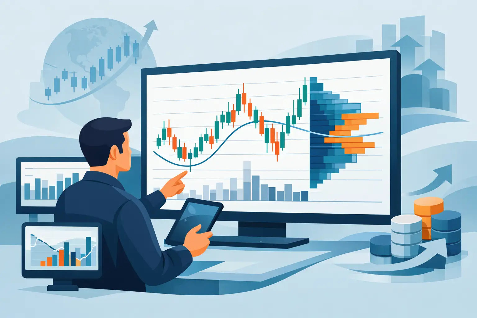 Wie nutze ich Volumenprofile im Futures-Trading?